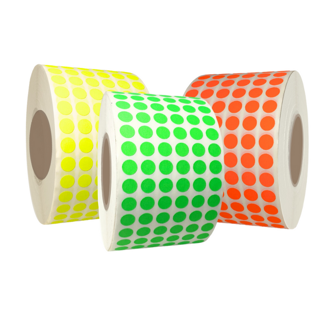 Etiquetas Circulares Fluor 13 mm (7515376189649)