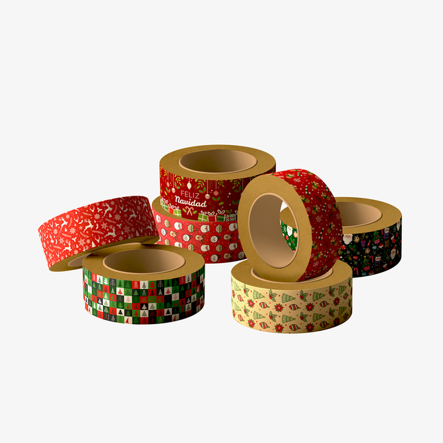 Cintas Gummed Paper Navidad (7312425615569)